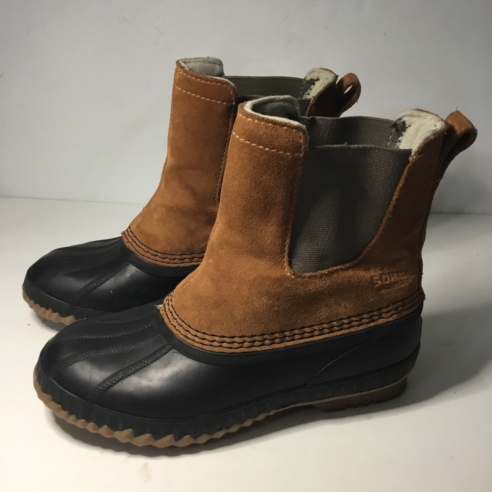Sorel Cheyanne Metro Chelsea Waterproof Slip On Classic Duck Boots Size 4